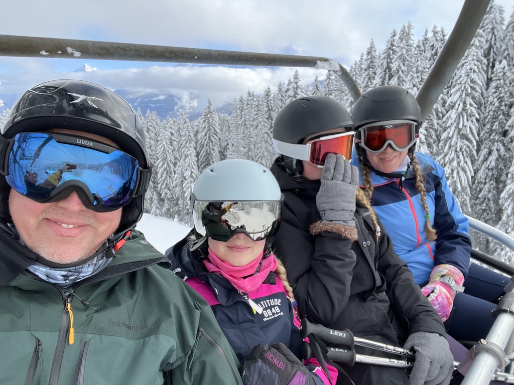 Family time in the mountains